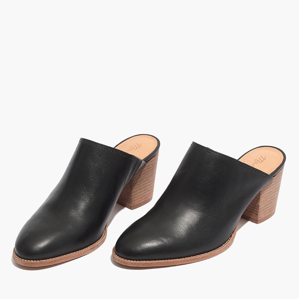 Madewell Black Harper Mule